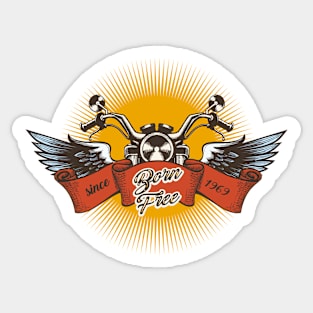 Motor Club Colorful Emblem Sticker